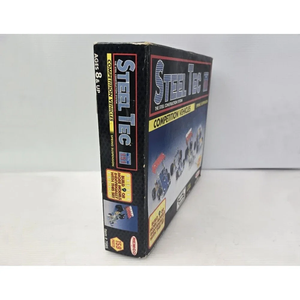 Remco Steel Tec Competition Vehicles Construction System Set 7085 Incomplete Vtg